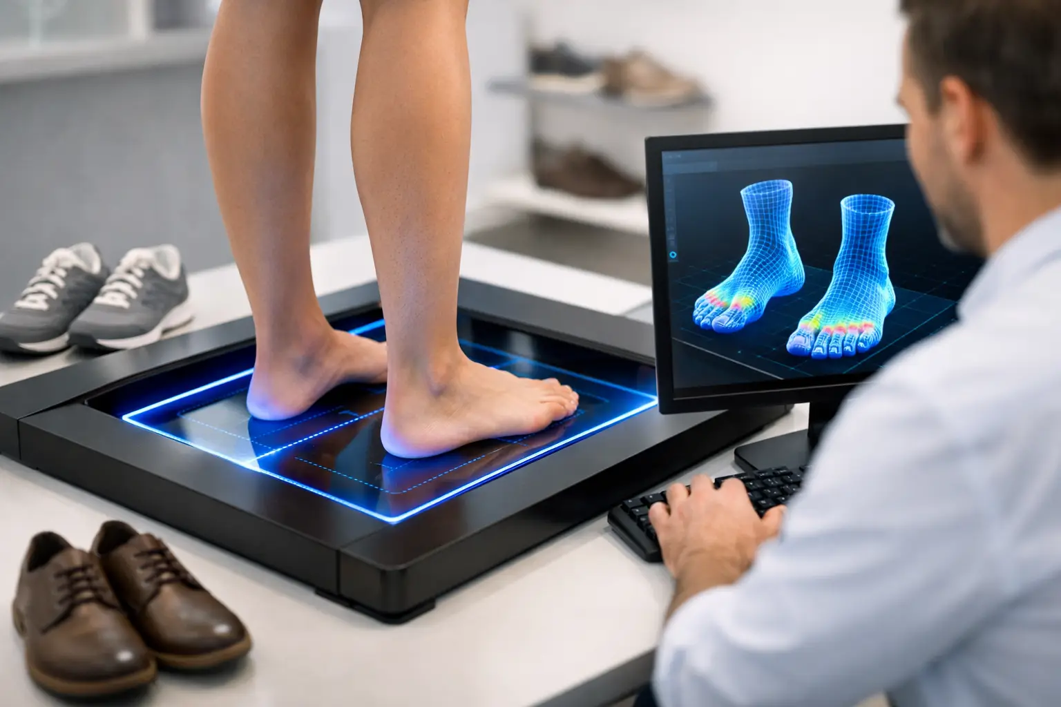 3D skeniranje stopala za obuću bez nagađanja